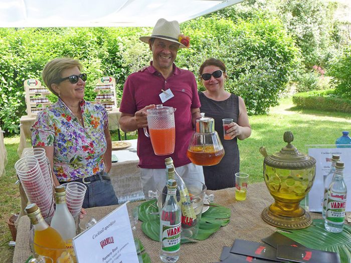 Cocktails at the Varnelli stand